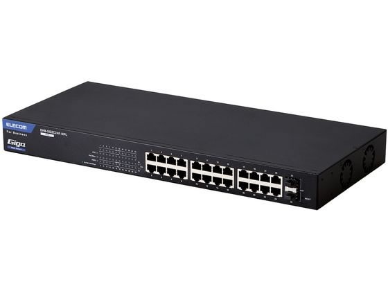 法人向け スイッチングハブ 24ポート エレコム EHB-SG2C24F-HPLの通販は
