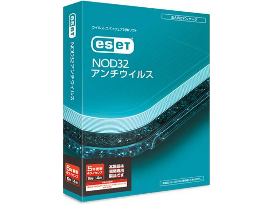 NOD32アンチウイルス 5年4L 更新 ESET CMJ-ND17-049
