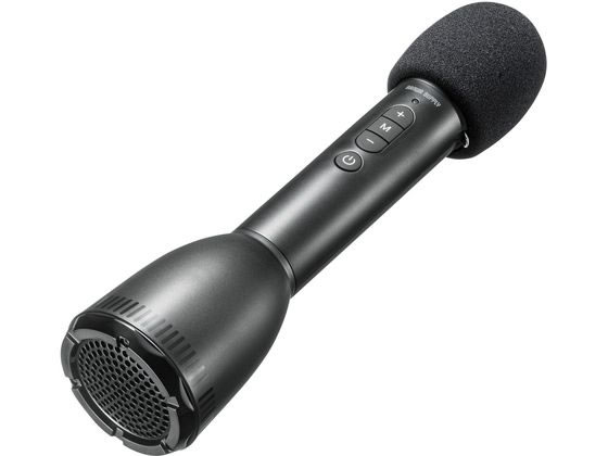 ハンドマイク型ポータブル拡声器スピーカー サンワサプライ MM-SPAMP18