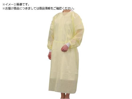 フェルラックNo.40 アイソレーションガウンフリー イエロー 10枚×10袋 0 竹虎 3695837