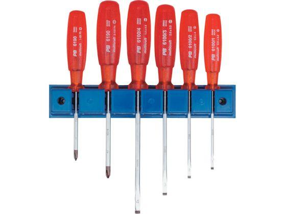 PB スイスツールズ 8215CBB 差替式ドライバーセット 9本組 BOX PB SWISS TOOLS(ピービースイスツールズ) 差替式ドライバーセット (外