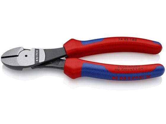 強力型ニッパー 180mm コンフォートハンドル7402-180SB KNIPEX 7666365