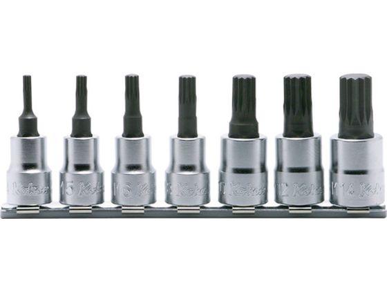 KENさん専用 Ko-ken/9.5mm差込 3重4角ビットソケット XZN レールセット 7