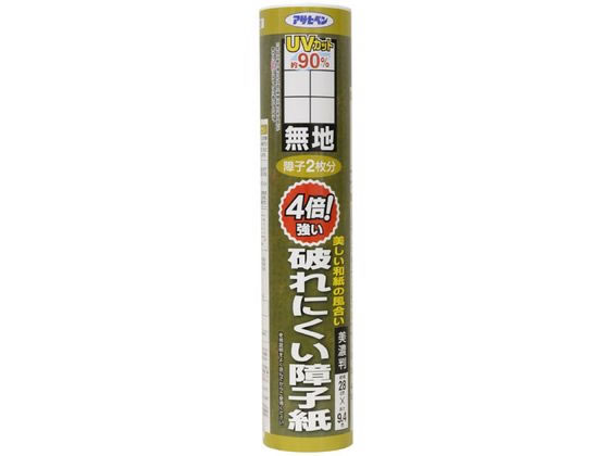 4倍破れにくい障子紙美濃 28×9.4 無地 アサヒペン