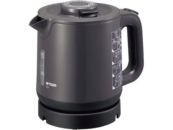 タイガー/蒸気レス 電気ケトル PCJ-H081(H) グレー タイガー(魔法瓶) 3535910