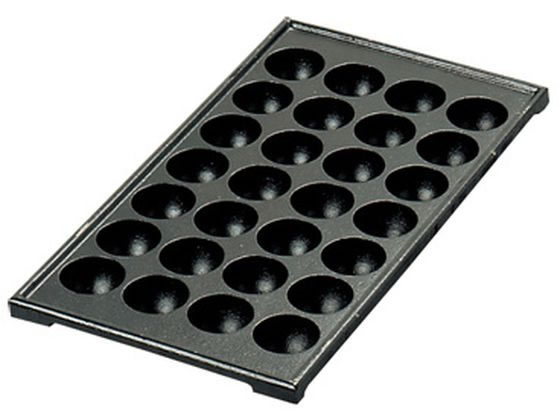 たこ焼台鉄板 28穴 足付 フチ高仕様 江部松商事 6045810