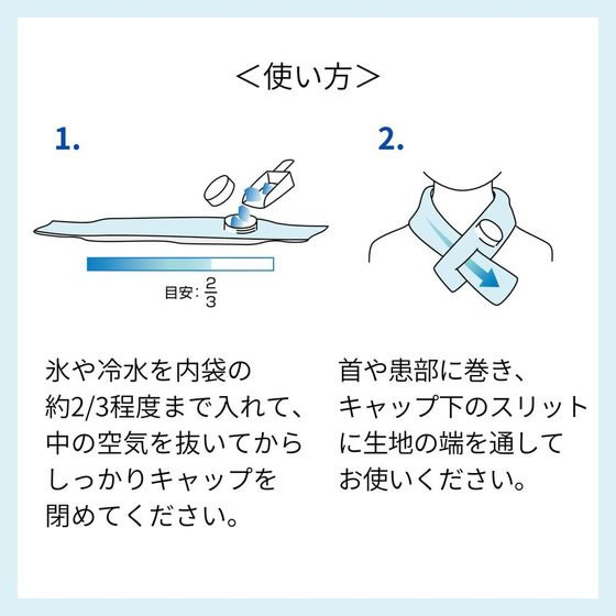 巻ける氷のう ネイビー アルファックス 710707の通販はau PAY
