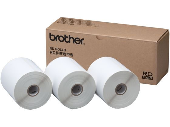 プレカット紙ラベル 3巻入 ブラザー RD-S02J1