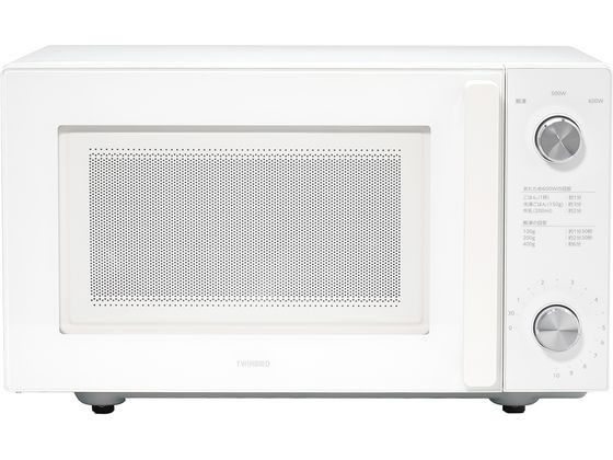 フラット電子レンジ 20L ツインバード DR-LD20W