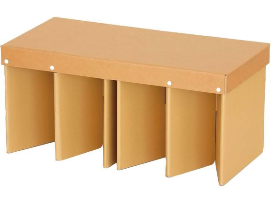 折りたたみダンボールベンチ アーテック 58617