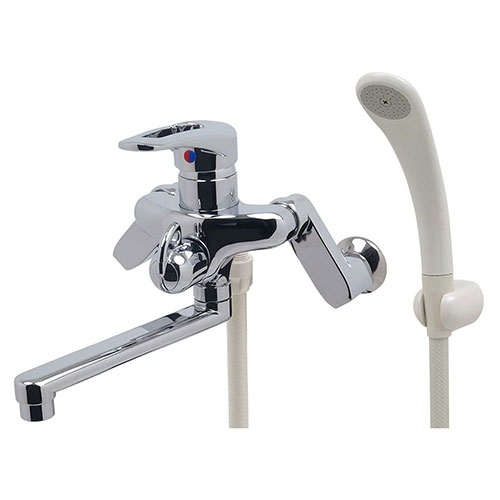 カクダイ シングルレバーシャワ混合栓 143-009の通販は