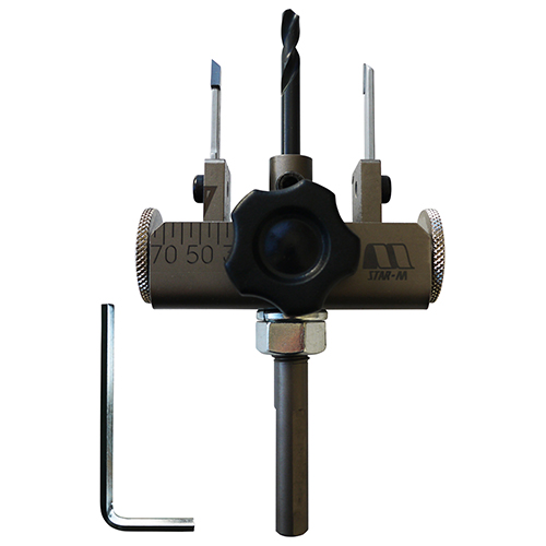 スターエム 超硬アジャスト自在錐 25mmX75mmの通販は