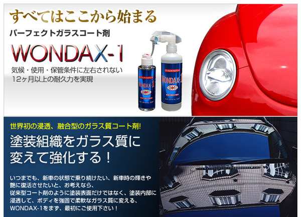 WONDAX（ワンダックス） ガラス質ボディ保護剤 WONDAX-1（ワンダックス・ワン） 250ml｜au PAY マーケット