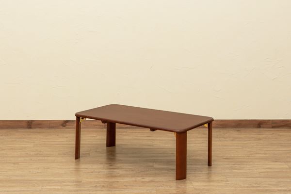 【新品・送料無料】【完成品】継脚付　ウッディテーブル　90×50　BR/NA 新品・送料無料】【完成品】継脚付 ウッディテーブル 90×50 BR