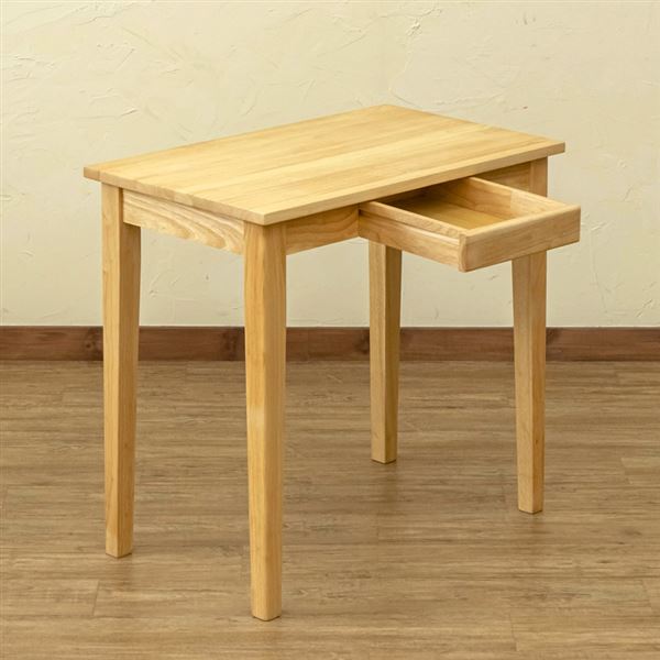 【新品・送料無料】木製テーブル　75×45　NA/WW 木製テーブル 75×45 NA/WW