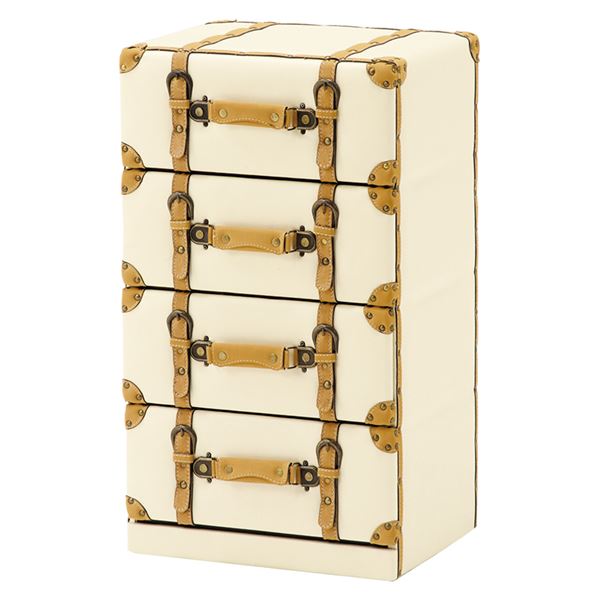 チェスターシリーズ　チェスト　MCH-6004 アイボリー【MCH-6004IV】の通販は 14,243円