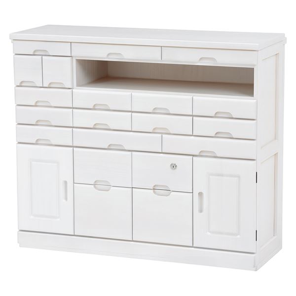 FAX台 MFX-6232 ホワイトウォッシュ【MFX-6232WS】 電話台