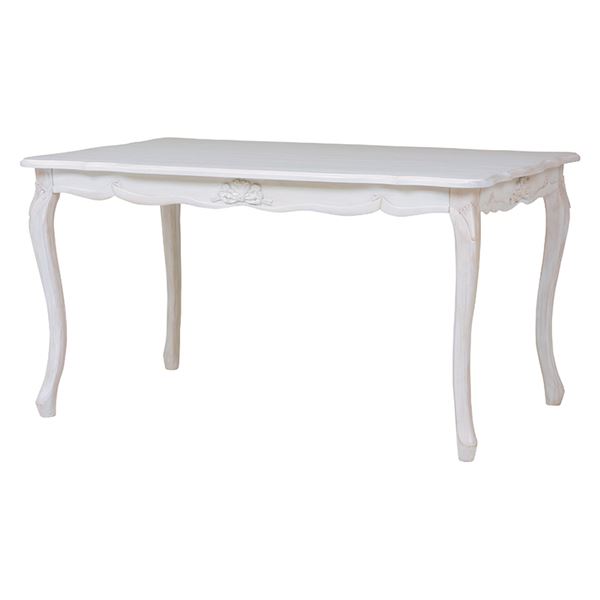 ハンプトンシリーズ　ダイニングテーブル（アンティークホワイト）　RKT-1692AW【RKT-1692AW】