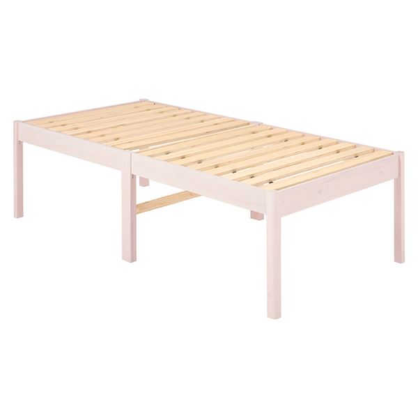 組立簡単　シングルベッド　MB-5249S ウォッシュホワイト【MB-5249SWS】の通販は