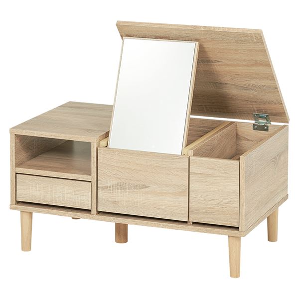 コスメテーブル　RD-1125 ナチュラル【RD-1125NA】の通販は