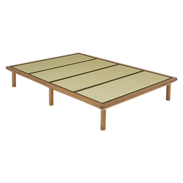 専用ページになります。 畳ダブルベッド WB-7717D ライトブラウン/クラマ【WB-7717D-LBRクラマ