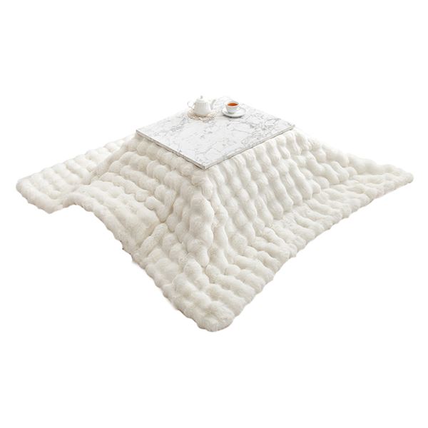 こたつ＋うす掛け布団　２点セット　アルラMルナ アイボリー【アルラ7560MWH+ルナKF1919-IV】