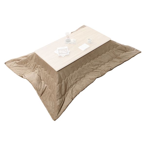 薄掛けコタツ布団　ポカUF150 グレージュ【ポカUF150-GG】