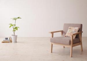 木肘北欧ソファ 1Pの通販は