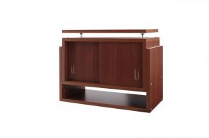 玄関収納 ドレッサー 収納 子供、ペットを守る耐震収納上置!高さ35cm〜67cm対応でどこでも設置可! 幅58 奥行29の通販は