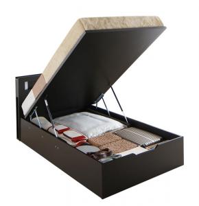 収納付きベッド シングルベッド セミダブルベッド 収納 収納付き 収納ベッド 大容量 収納ボックス 布団 敷き布団 マルチラススーパースプの通販は