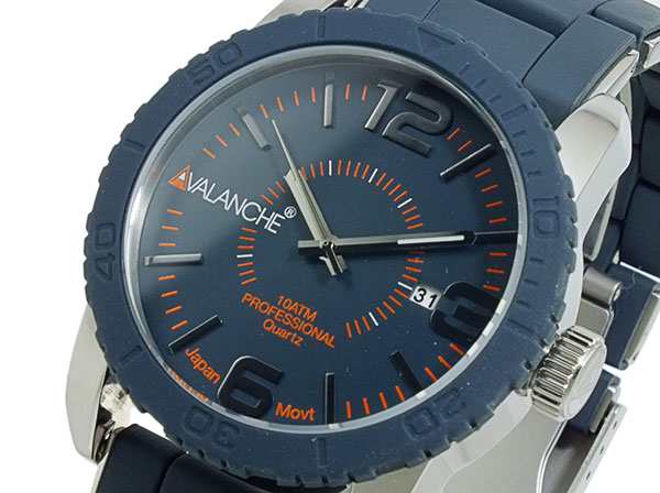 アバランチ AVALANCHE 腕時計 AV-1024-GYSIL グレー×シルバー シルバー ...