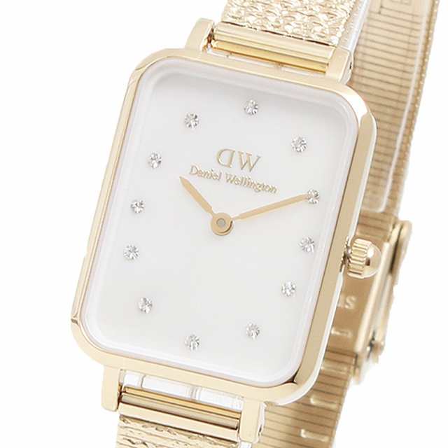 ダニエルウェリントン DANIEL WELLINGTON 腕時計 レディース QUADRO 26 DW00100582 クアドロ ホワイト