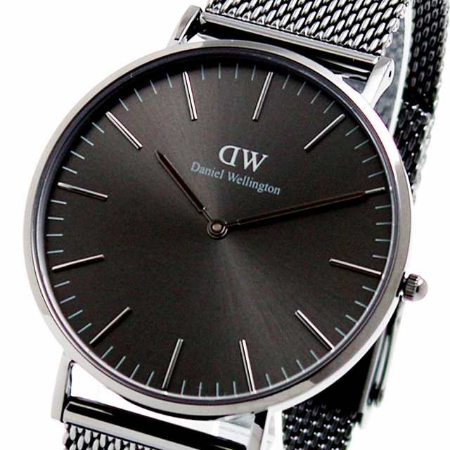 ダニエルウェリントン DANIEL WELLINGTON CLASSIC MESH GRAPHITE DW00100630 腕時計 グレー クオーツ