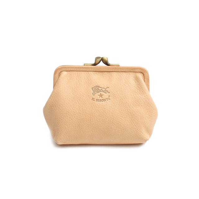 イルビゾンテ IL BISONTE ケース SCP005-PV0005-NA125 メンズ ナチュラル がま口 小銭入れ 本革