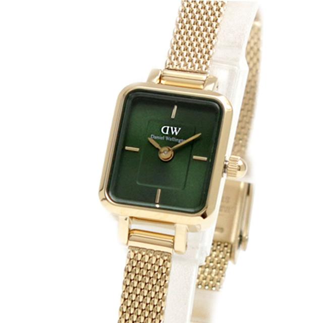 ダニエルウェリントン DANIEL WELLINGTON QUADRO MINI EVERGOLD EMERALD DW00100653 腕時計 レディース エメラルド クオーツの通販は