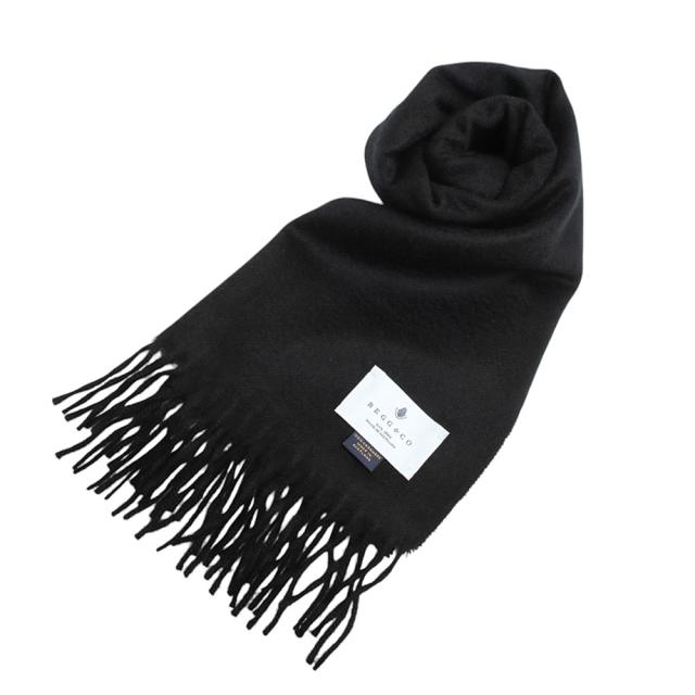 ベグアンドコー BEGG&CO Arran マフラー 60BCARRAN-BLACK メンズ レディース ブラック マフラー