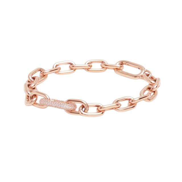 ダニエルウェリントン DANIEL WELLINGTON Crystal Link Bracelet 165mm RG ブレスレット DW00400573 レディース ローズゴールドの通販は