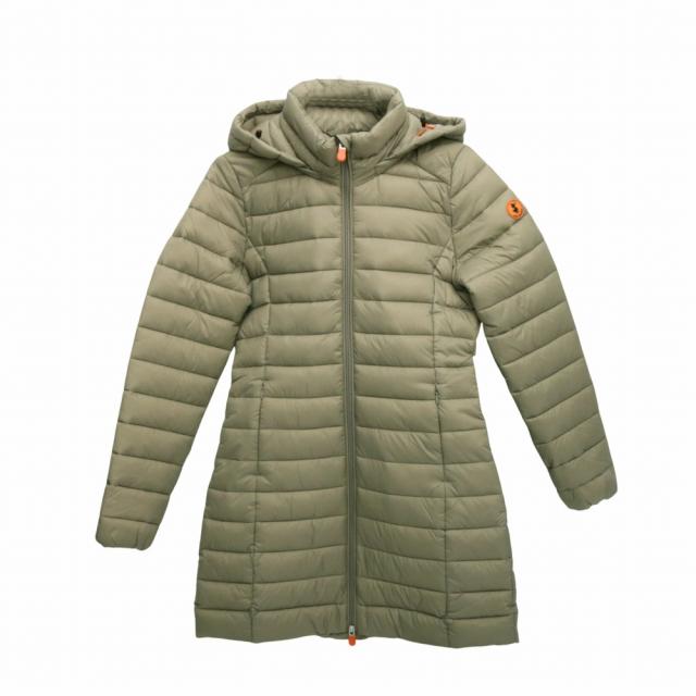 セイブ ザ ダック SAVE THE DUCK MIRI ダウンジャケット D47180W-40021-ELEPHANTGREY-3 レディース  ダウンジャケット