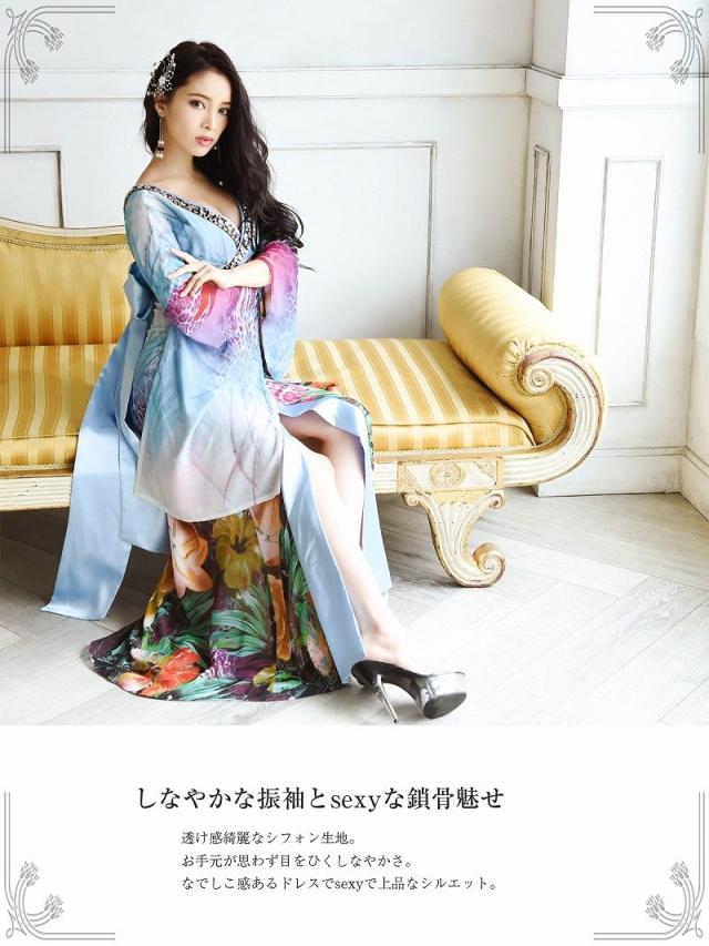 花魁 コスプレ 衣装 和柄ドレス コンパニオン 衣装 着物 ドレス 流遊 花魁 コスプレ 衣装 和柄ドレスの通販はau Pay マーケット ドレス スーツ通販rew You リューユ