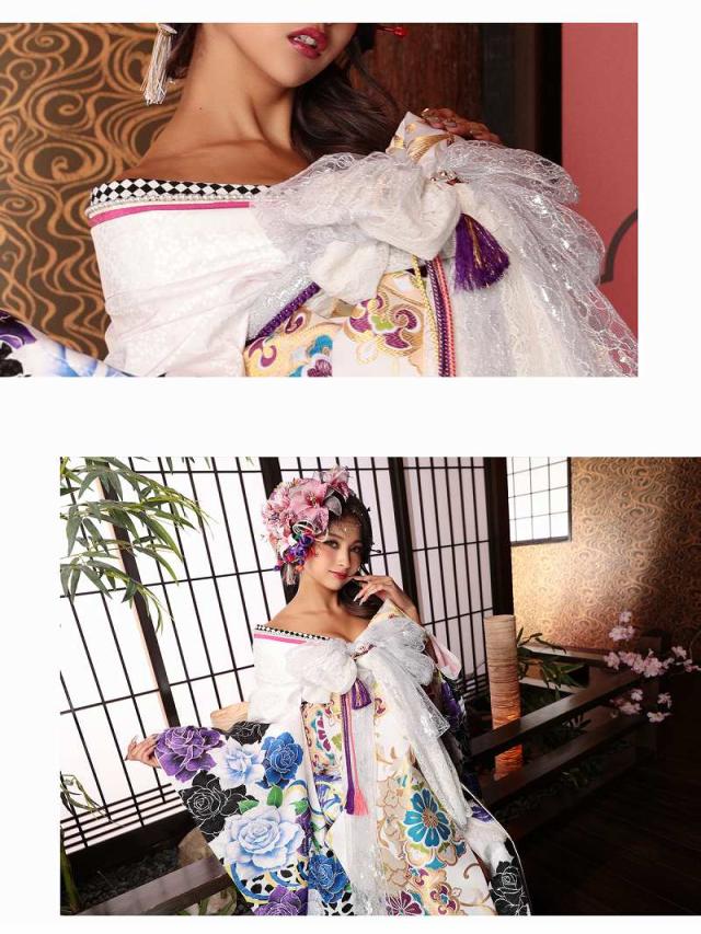 着物 和装 レディース 女性 着物セット noalice 花魁 着物 和柄 振袖 