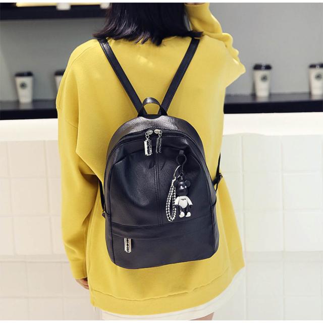 フェイクレザー リュックサック レディース おしゃれ 通学用リュック 大容量の通販はau Pay マーケット 唯美