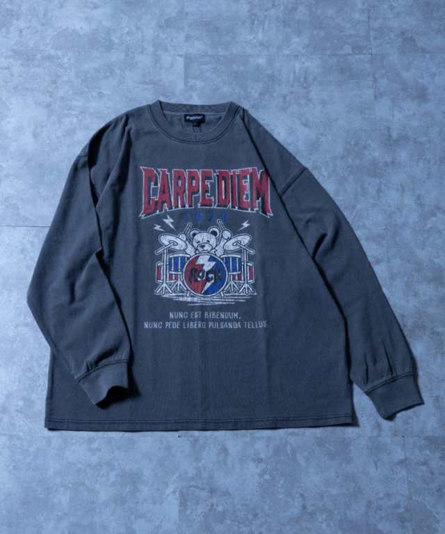 Vintage Like L/S Band Print T-shirt / ヴィンテージライク ロング