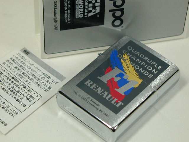 ジッポー絶版 F1 ルノーZippo#200エフワン・レーシング1996の通販はau 