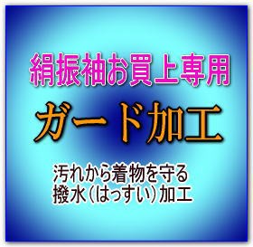 ★お買上の方限定★絹振袖ガード加工