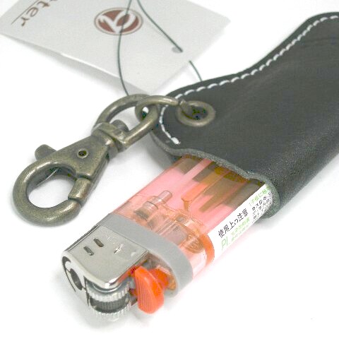 レザー ライターケース　ブラック Buttero Leather Lighter Case / レザー / ライターケース