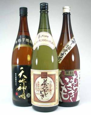 送料無料人気焼酎（芋、芋、麦）　天地神明、むらさきいも、夢のひととき3本セット 1800ｍｌ×３本