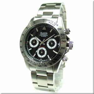Fk1059s B デイトナを彷彿 Elgin エルジン 黒文 の通販はau Pay マーケット アイゲット