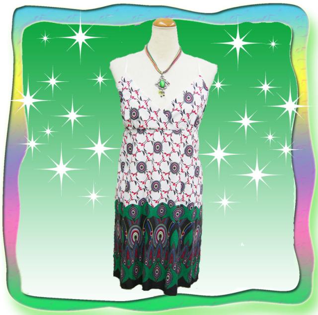 激安値下げ1000円 セレブ発イングリッシュガーデン リゾートワンピース グリーンver バカンスチュニックワンピの通販はau Pay マーケット プラスチカネットショップ