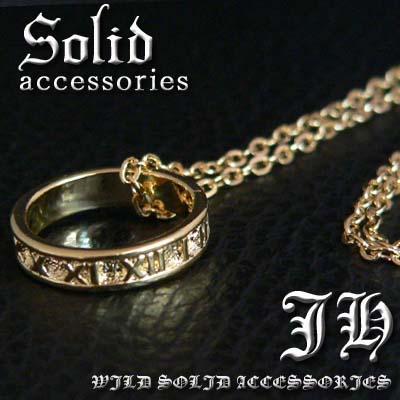 今だけ100円 ゴールド リングネックレス ローマ数字 メンズ レディース ペア ペンダント アクセサリー N525 の通販はau Pay マーケット アクセ天国 まとめ買い送料無料 3980円以上で送料無料