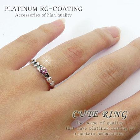超かわいい ピンキーリング レディース 指輪 パーティーや結婚式 プレゼントにも リング プチプラ 13号 Kor2 の通販はau Wowma アクセ天国